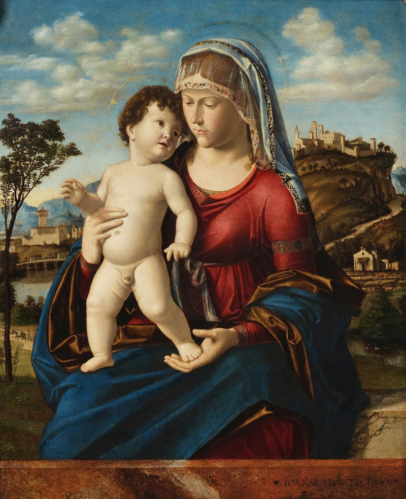 Dziewica z Dzieciątkiem na tle krajobrazu - Cima da Conegliano