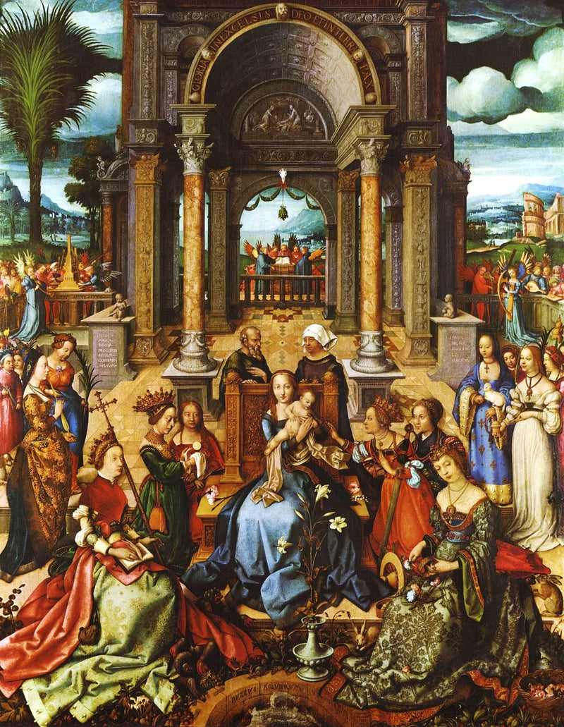 Wierząca z Dzieckiem Hansa Holbeina Starszego, Museu Nacional de Arte Antiga - Hans Holbein the Elder