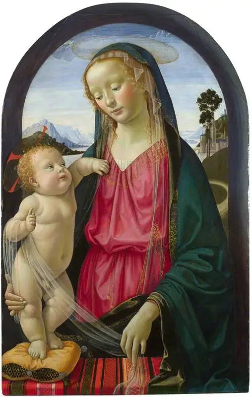 Dziewica z Dzieciątkiem - Domenico Ghirlandaio