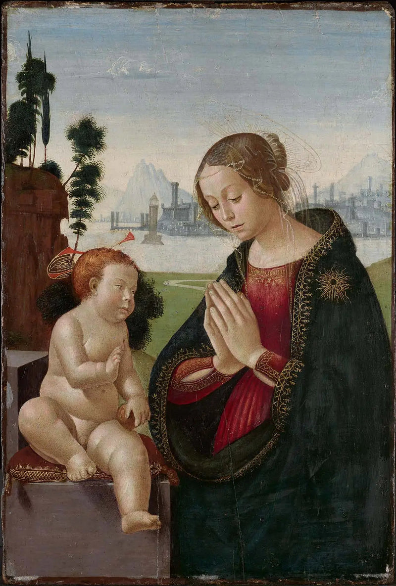 Dziewica z Dzieciątkiem - Domenico Ghirlandaio