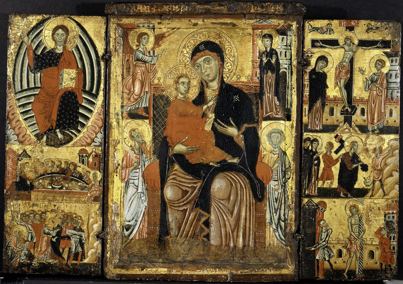 Madonna z Dzieciątkiem w majestacie - Mistrz Magdaleny