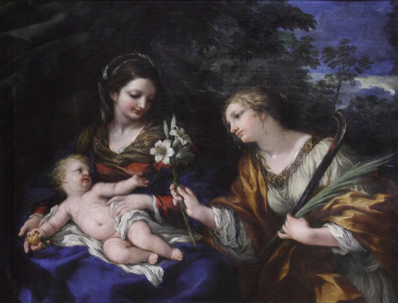 Dziewica z Dzieciątkiem i święta Martyna - Pietro da Cortona