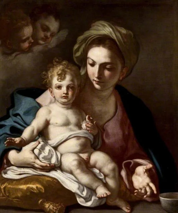 Dziewica z Dzieciątkiem - Francesco Solimena