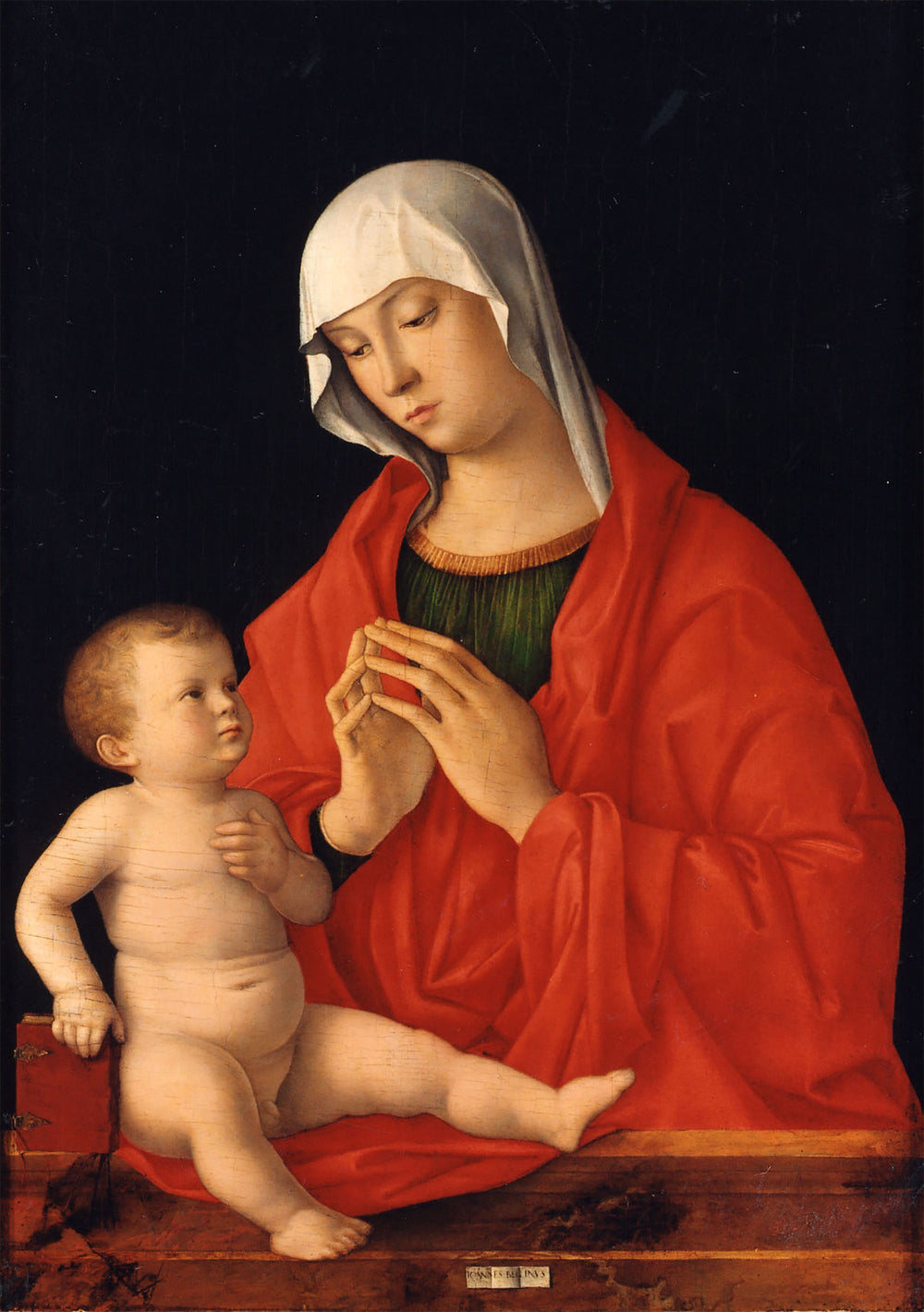 Vierge à l'Enfant - Giovanni Bellini image 1 reproduction artisanale de tableau