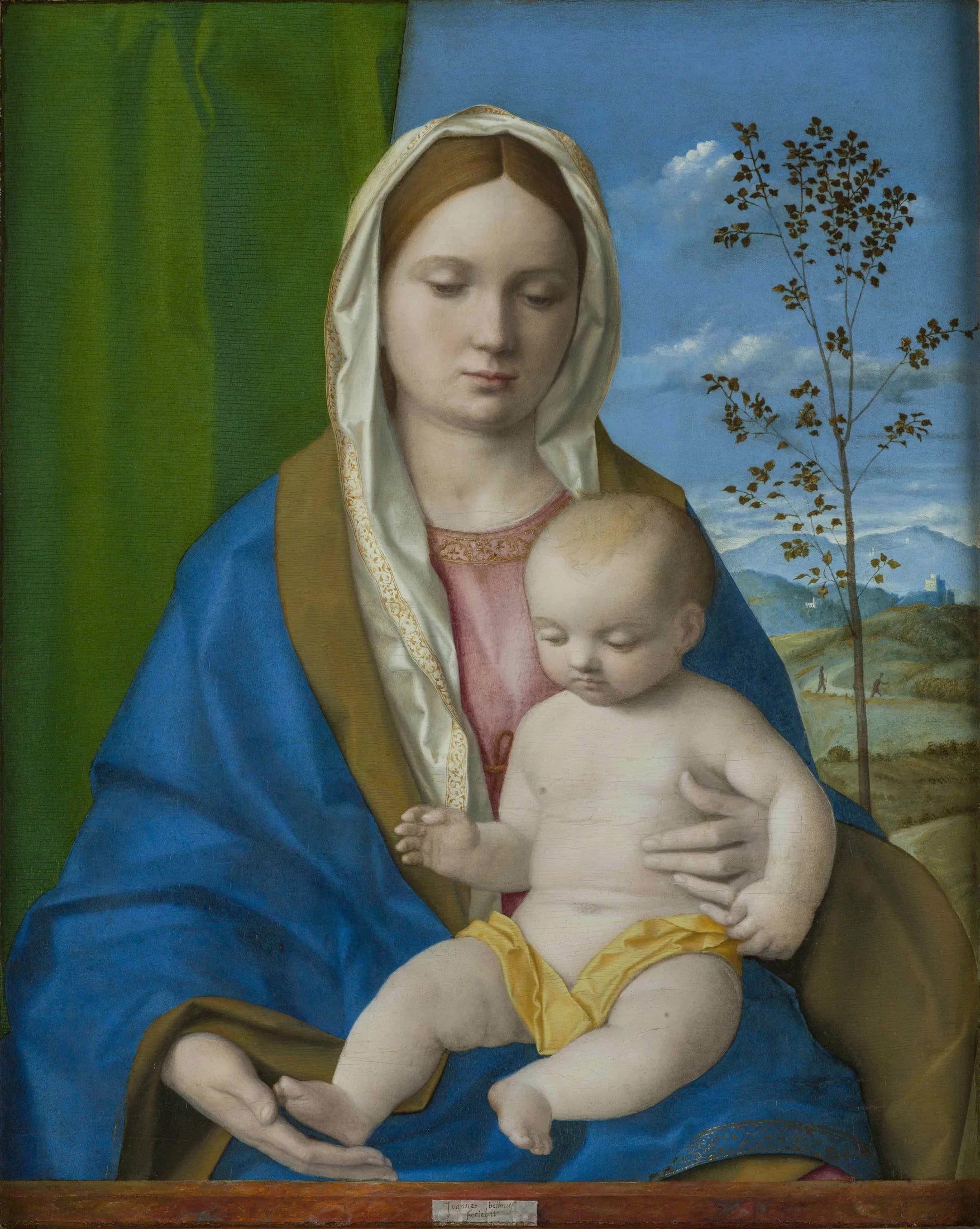Vierge à l'Enfant - Giovanni Bellini image 1 reproduction de peinture à l’huile