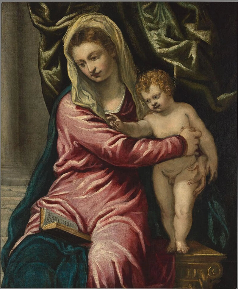 Dziewica z Dzieciątkiem - Jacopo Tintoretto