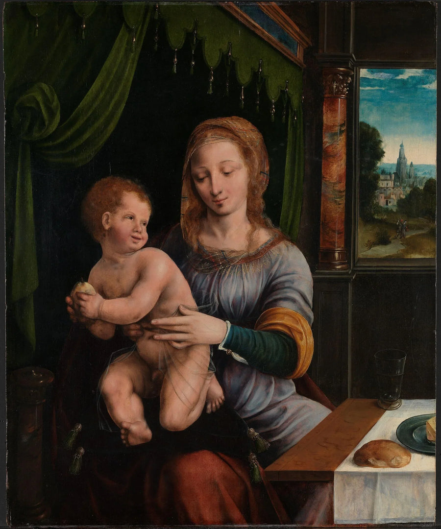 Dziewica z Dzieciątkiem - Joos van Cleve