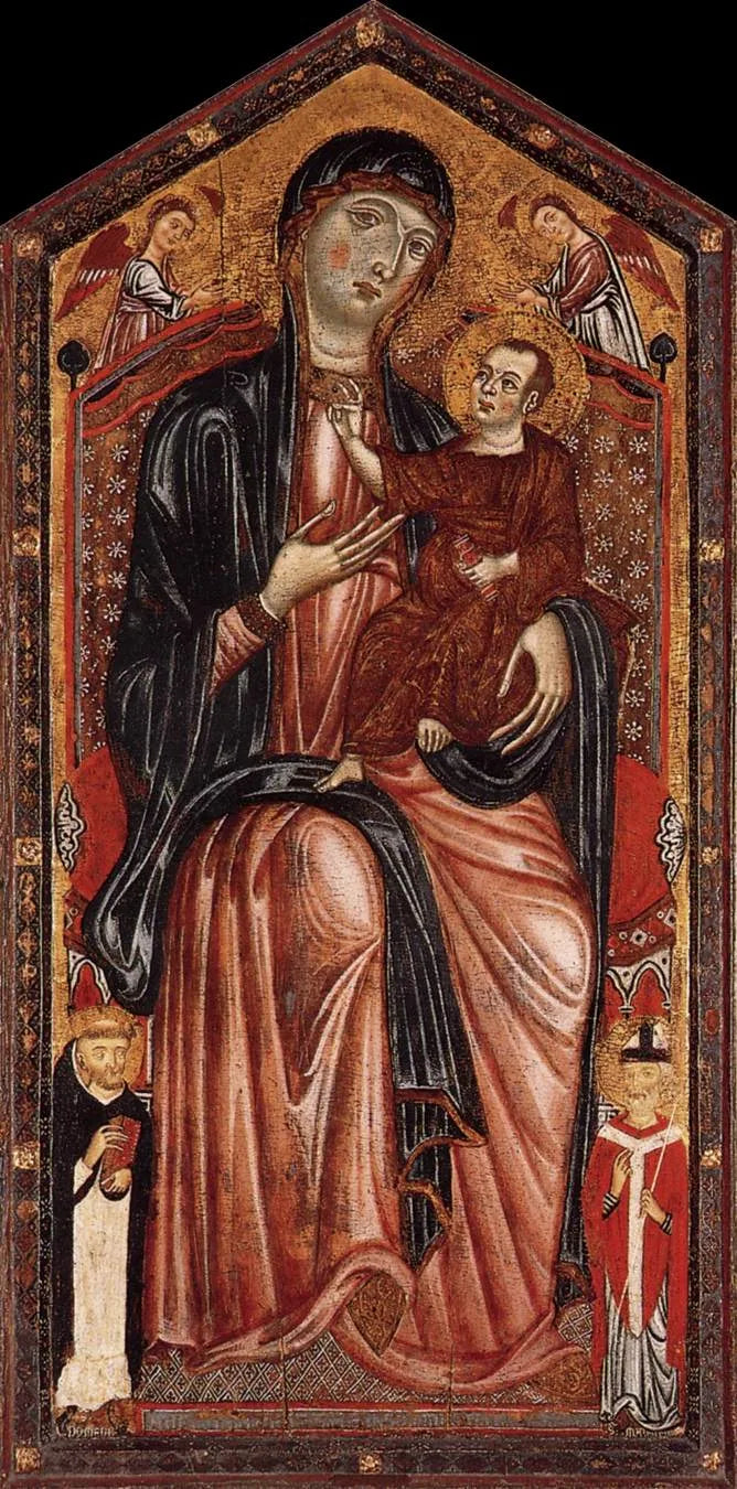 Dziewica z Dzieciątkiem - Mistrz Magdaleny