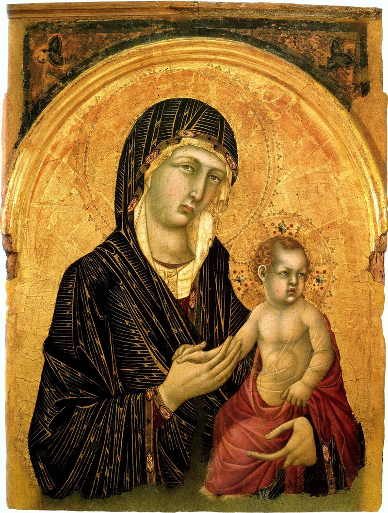 Dziewica z Dzieciątkiem nr 583 - Simone Martini