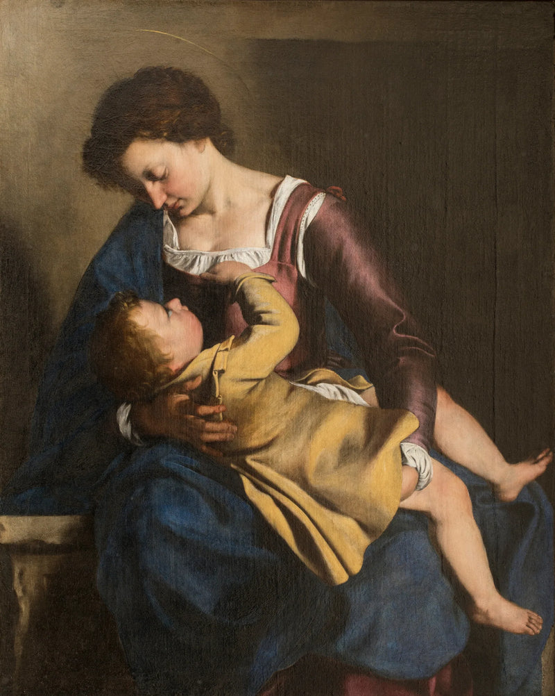 Dziewica z Dzieciątkiem - Orazio Gentileschi