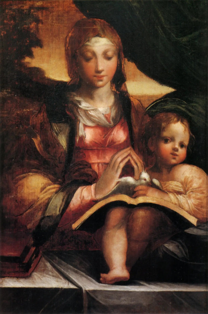 Dziewica z Dzieciątkiem - Parmigianino