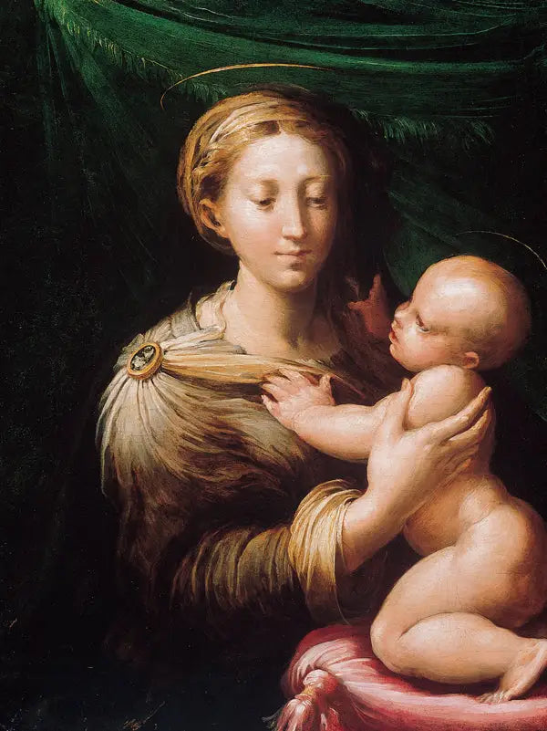 Dziewica z Dzieciątkiem - Parmigianino