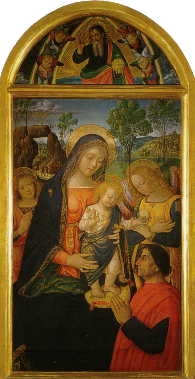 Dziewica z Dzieciątkiem - Pinturicchio
