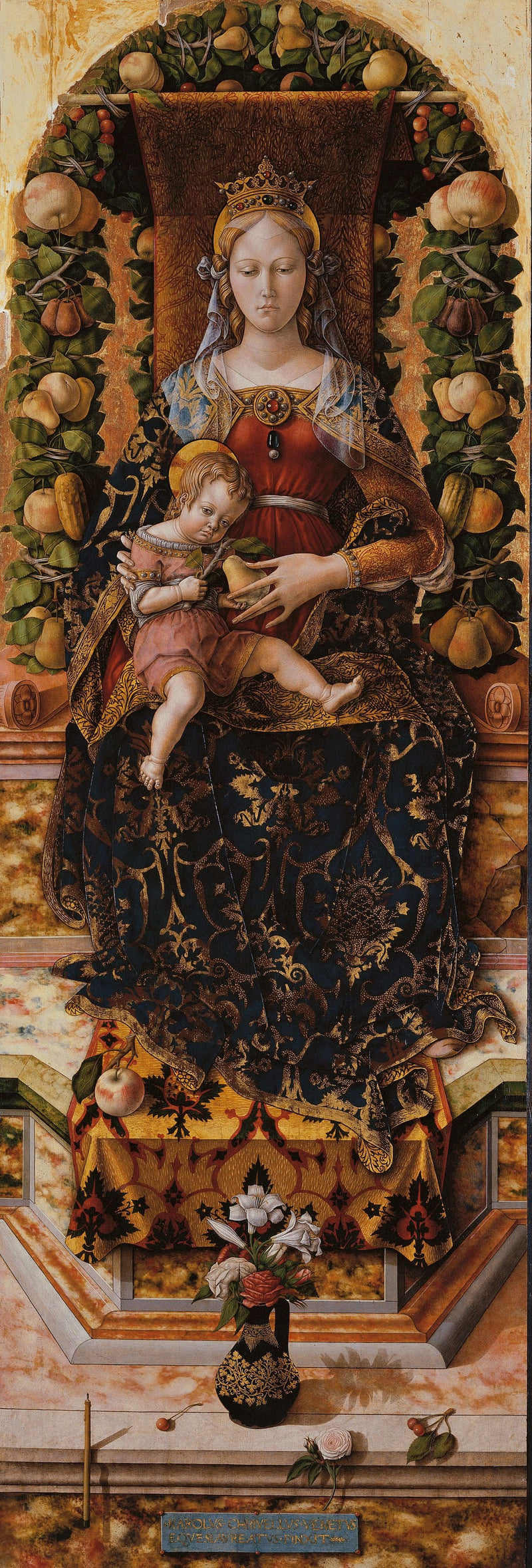 Dziewica z lampą - Carlo Crivelli