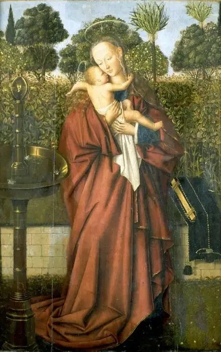 Dziewica przy fontannie - Jan van Eyck