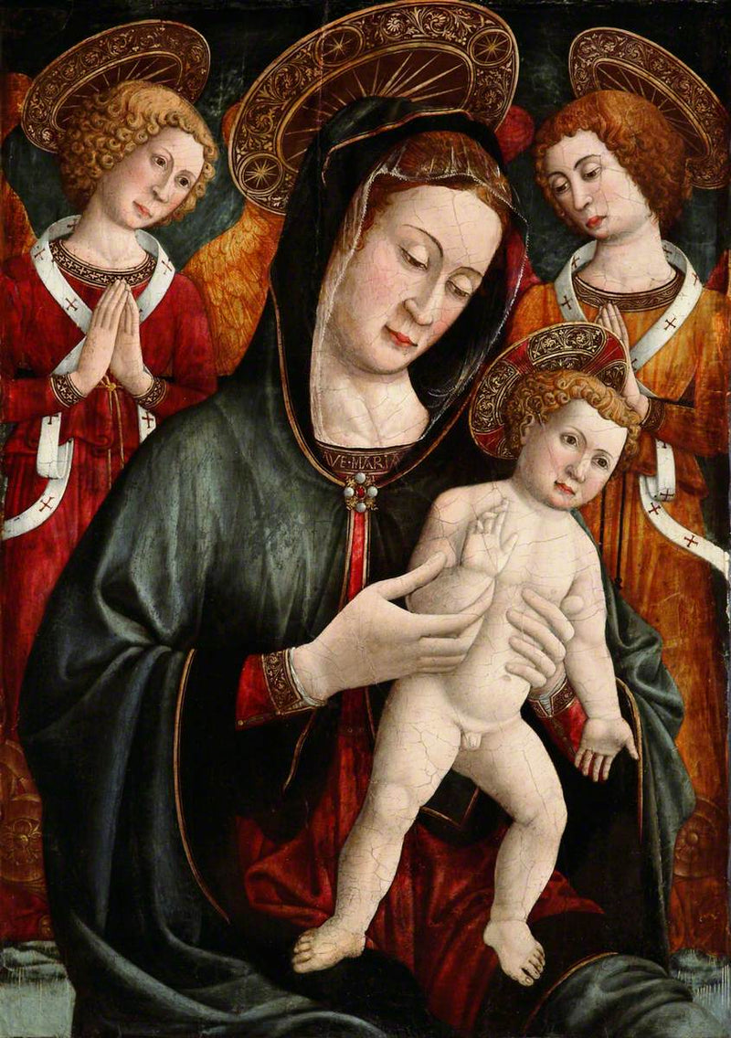 Dziewica z Dzieciątkiem i aniołami - Giovanni Francesco da Rimini