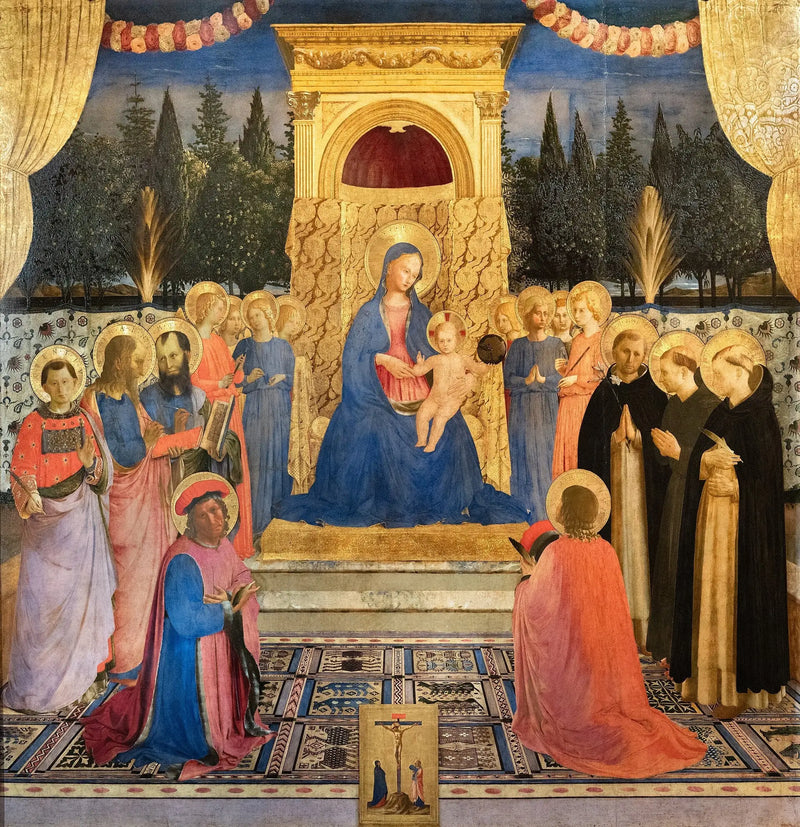 Dziewica z Dzieciątkiem i świętymi - Fra Angelico