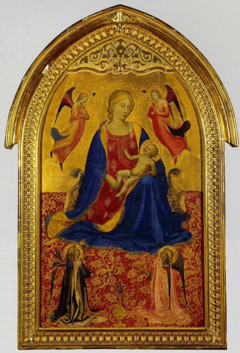 Dziewica z Dzieciątkiem i czterema aniołami - Fra Angelico