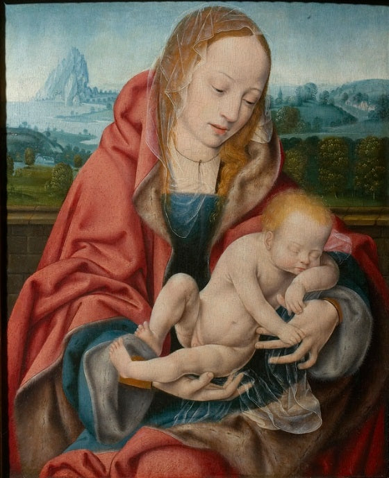 Vierge à l'Enfant endormi - Joos van Cleve