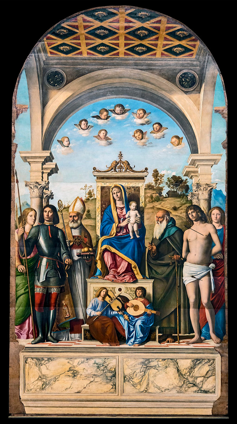 Dziewica z Dzieciątkiem intronizowana z świętymi - Cima da Conegliano