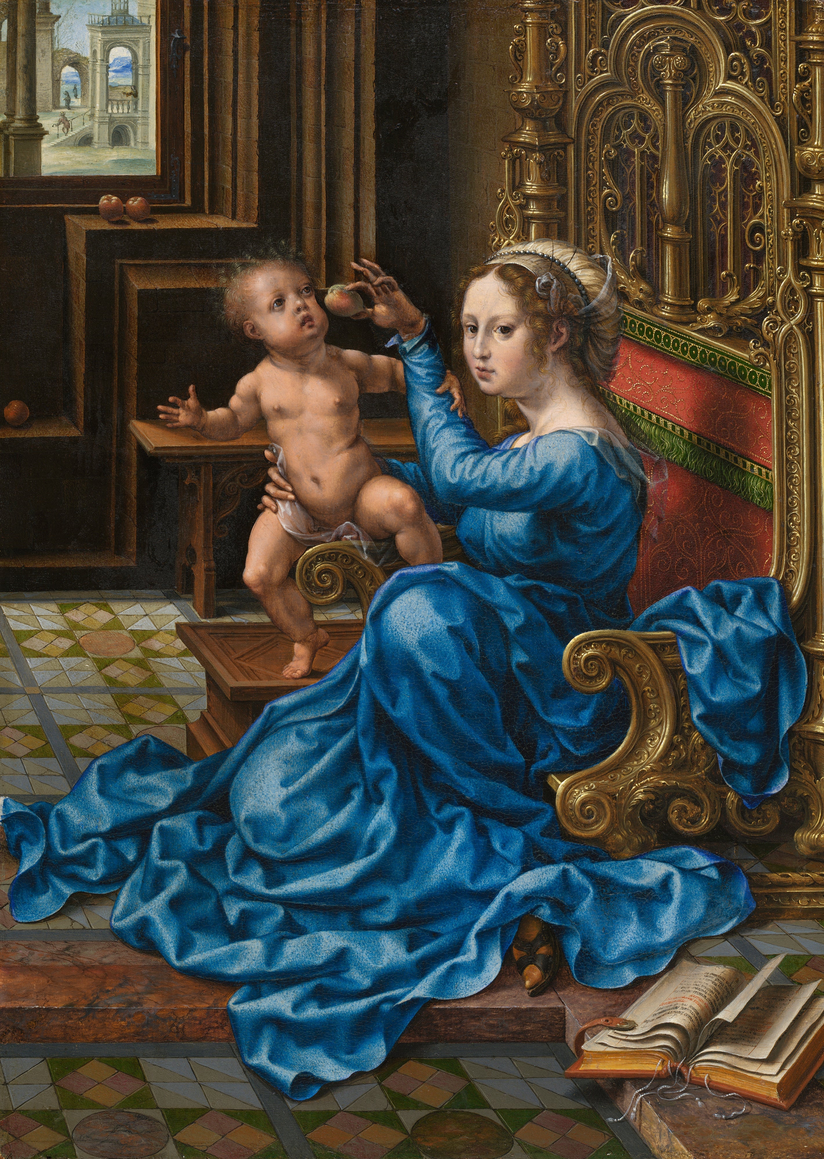 Vierge à l’Enfant - Jan Gossaert - Alpha Reproduction