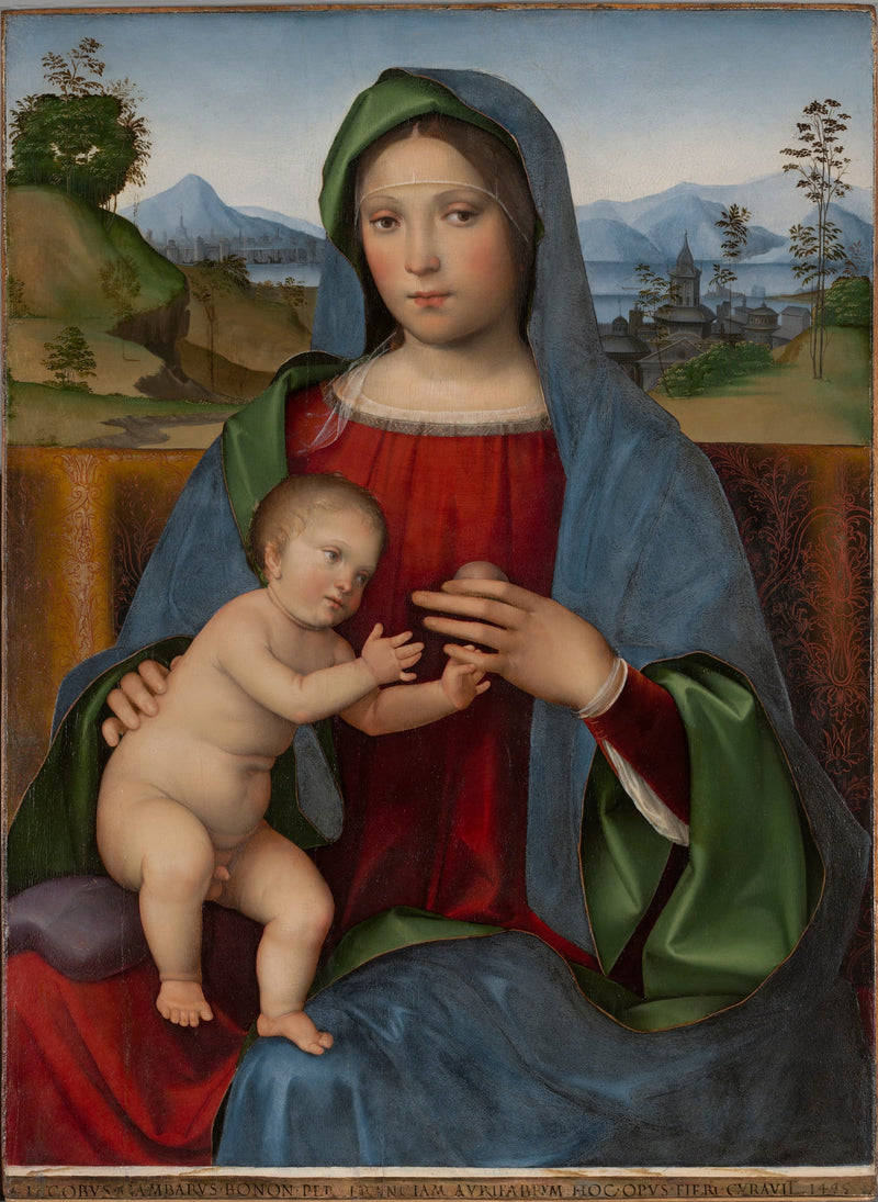 Wierzch Matki z Dzieciątkiem: Madonna Gambaro - Francesco Francia