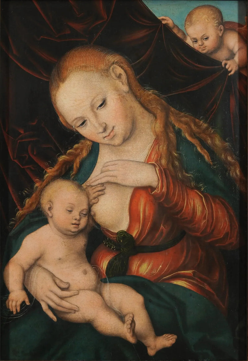 Dziewica karmiąca dziecko - Lucas Cranach Starszy