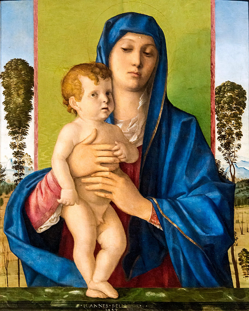Dziewica z krzewami - Giovanni Bellini