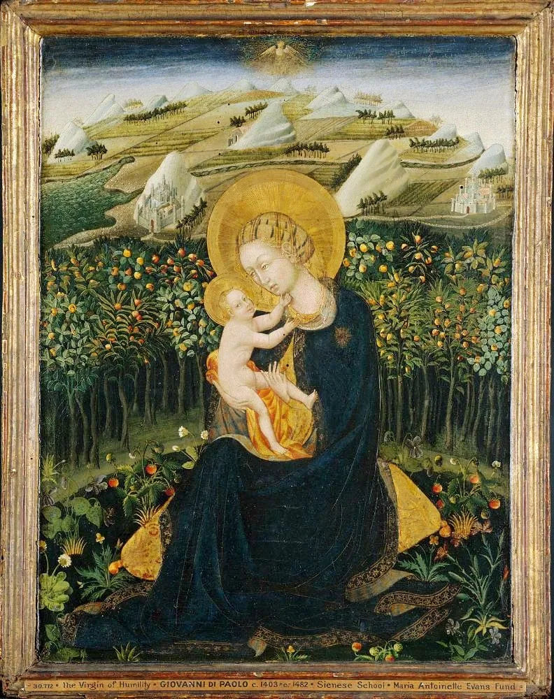 Dziewica pokory - Giovanni di Paolo