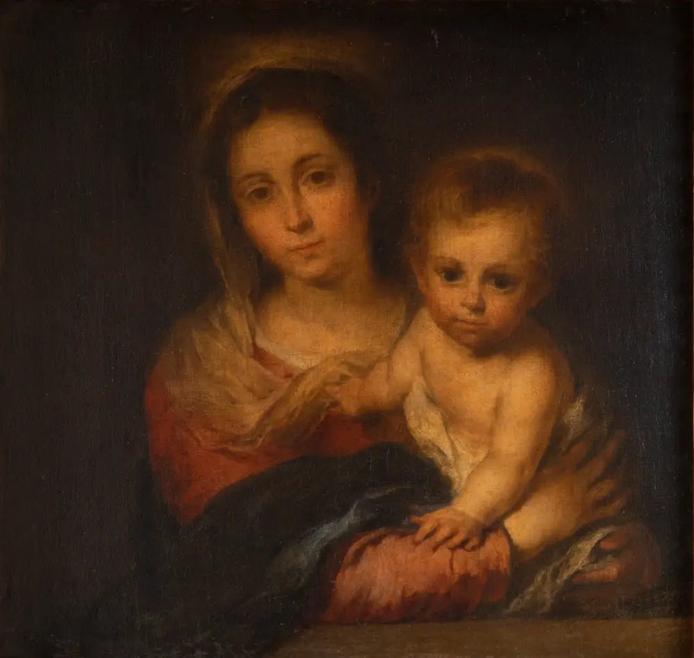 Vierge de la Servilleta - Bartolomé Esteban Murillo image 1 copie peinte à la main à l’huile