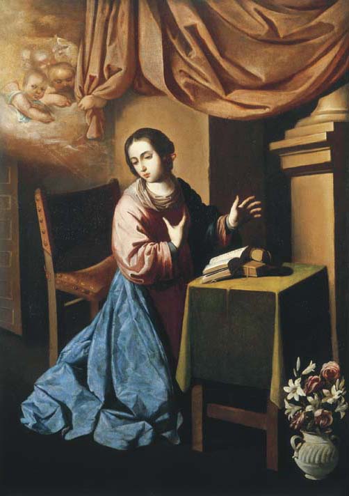 Vierge de l'Annonciation - Francisco de Zurbarań