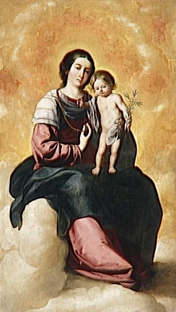 Vierge du Rosaire - Francisco de Zurbarań