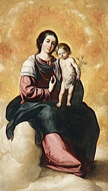 Vierge du Rosaire - Francisco de Zurbarań