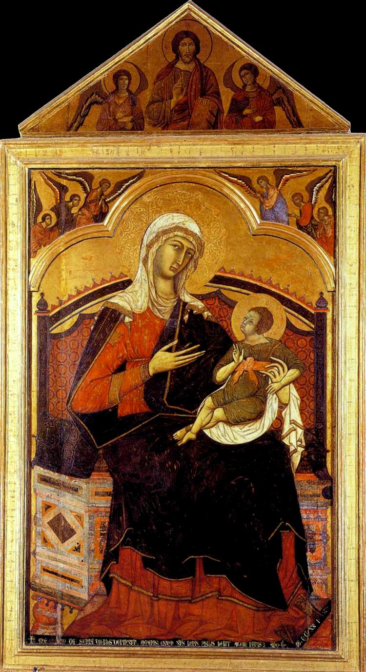 Werginia w majestacie San Domenico - Guido da Siena