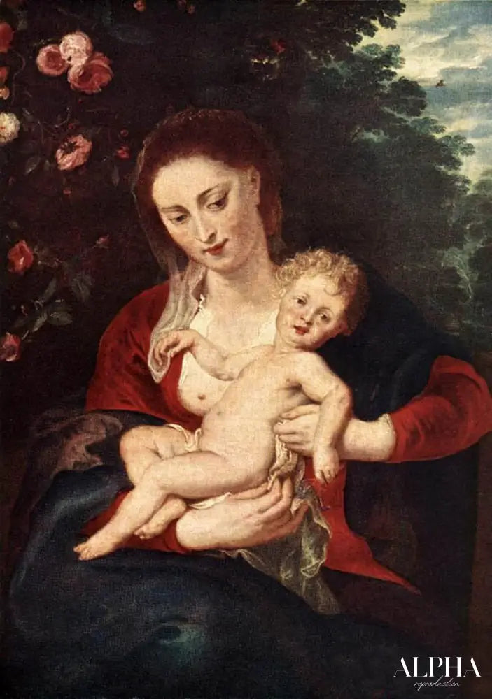 Vierge et enfant - Peter Paul Rubens - Reproductions de tableaux et peintures haut de gamme