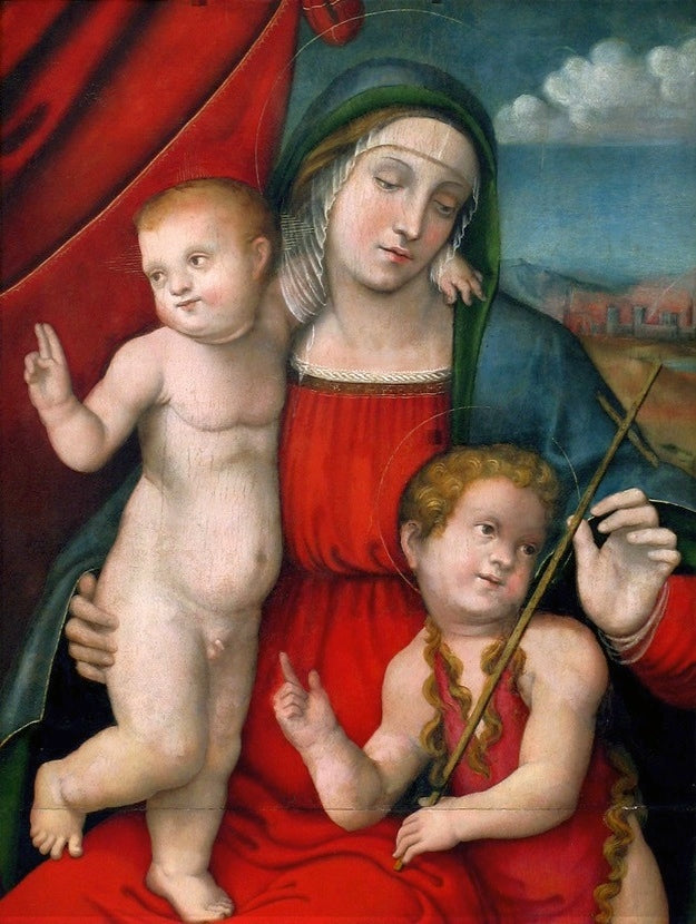 Dziewica z Dzieciątkiem i święty Jan Chrzciciel - Francesco Francia