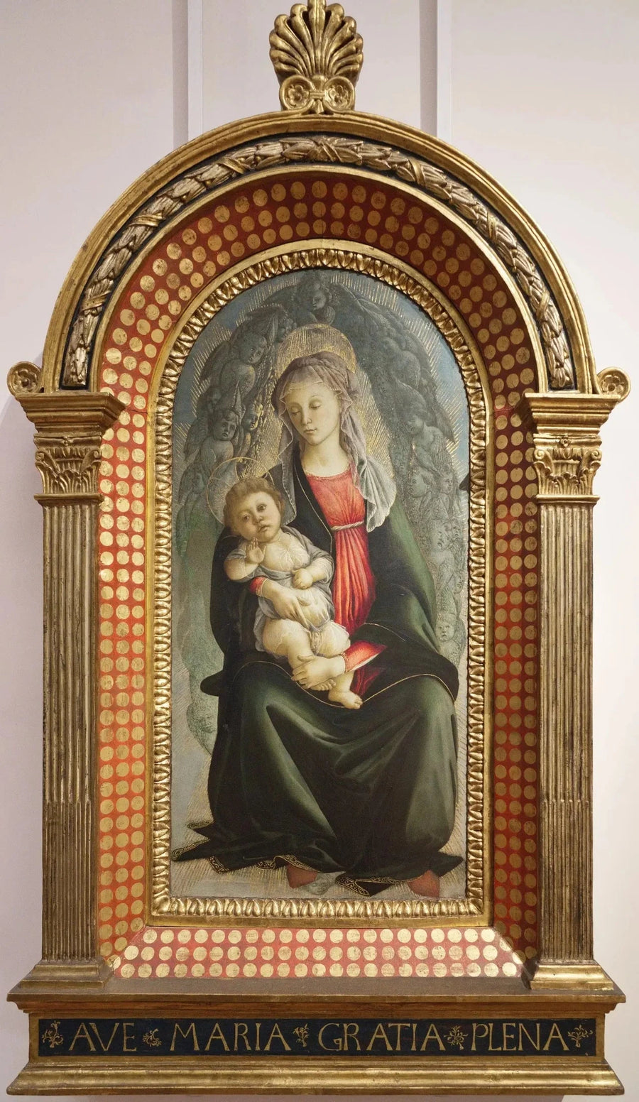 Madonna z Dzieciątkiem w chwale serafinów - Sandro Botticelli