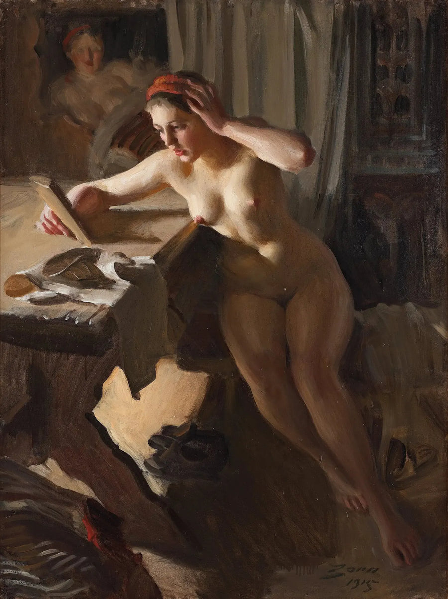 Stary lustro - Anders Zorn