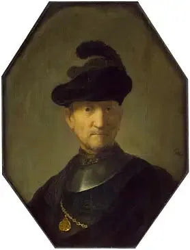 Stary żołnierz - Rembrandt