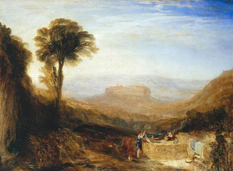 Widok na Orvieto, namalowany w Rzymie - J. M. W. Turner
