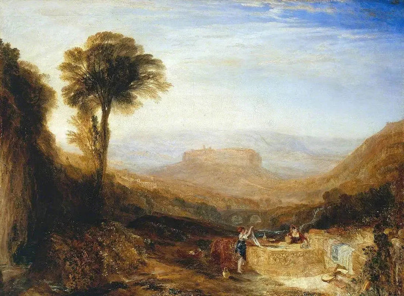 Widok na Orvieto, namalowany w Rzymie - J. M. W. Turner