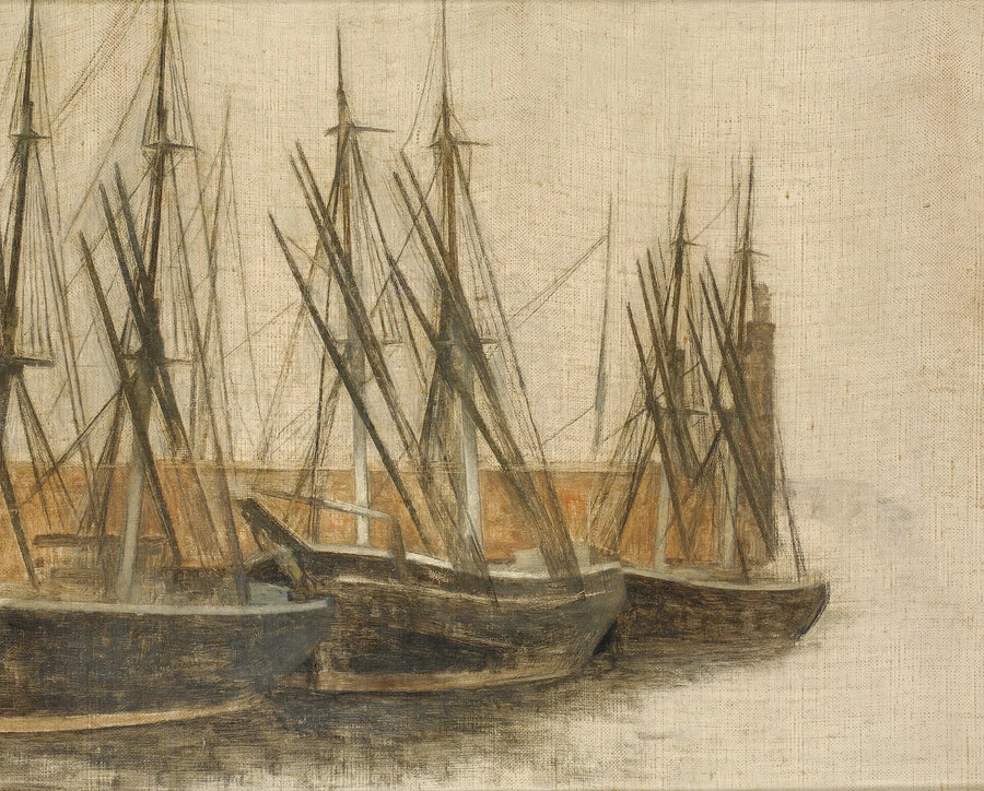 Kanał Christianshavn - Vilhelm Hammershøi