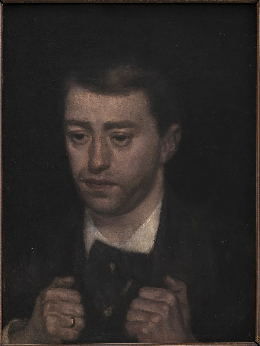 Skończony kompozytor Henriques - Vilhelm Hammershøi