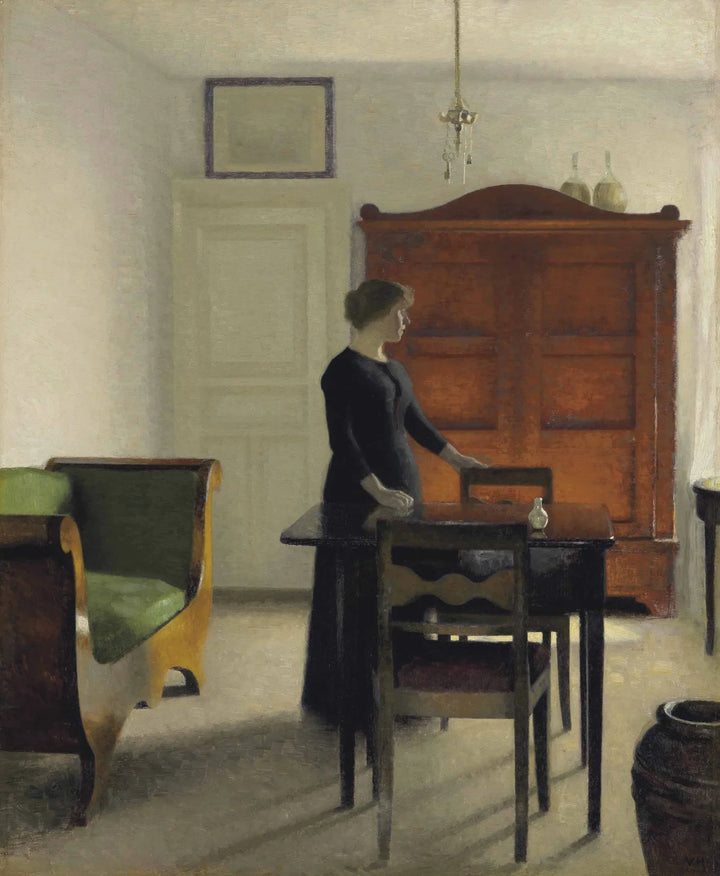 Salon, 1897 - Vilhelm Hammershøi
