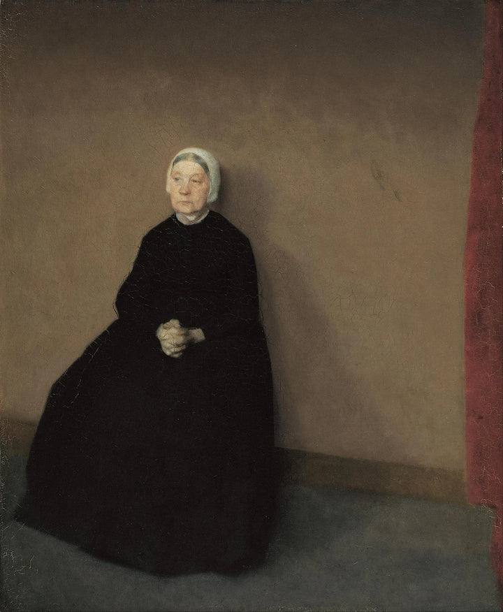 Stara kobieta - Vilhelm Hammershøi