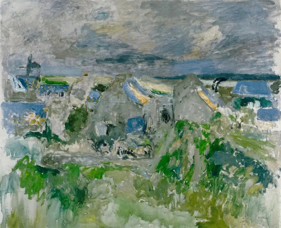 Wioska nad morzem. Saint Jacut - Édouard Vuillard