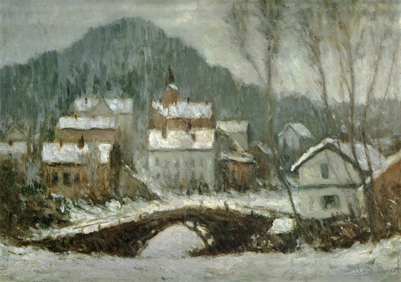 Wioska Sandviken - Claude Monet