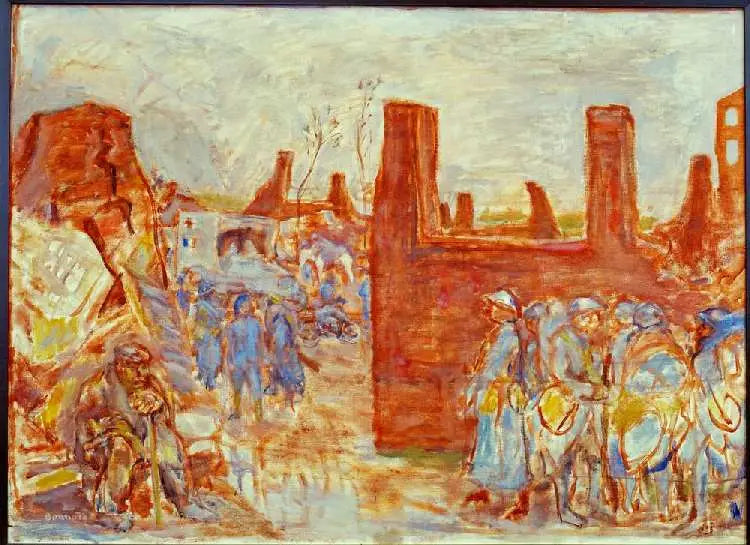 Zrujnowana wioska - Pierre Bonnard