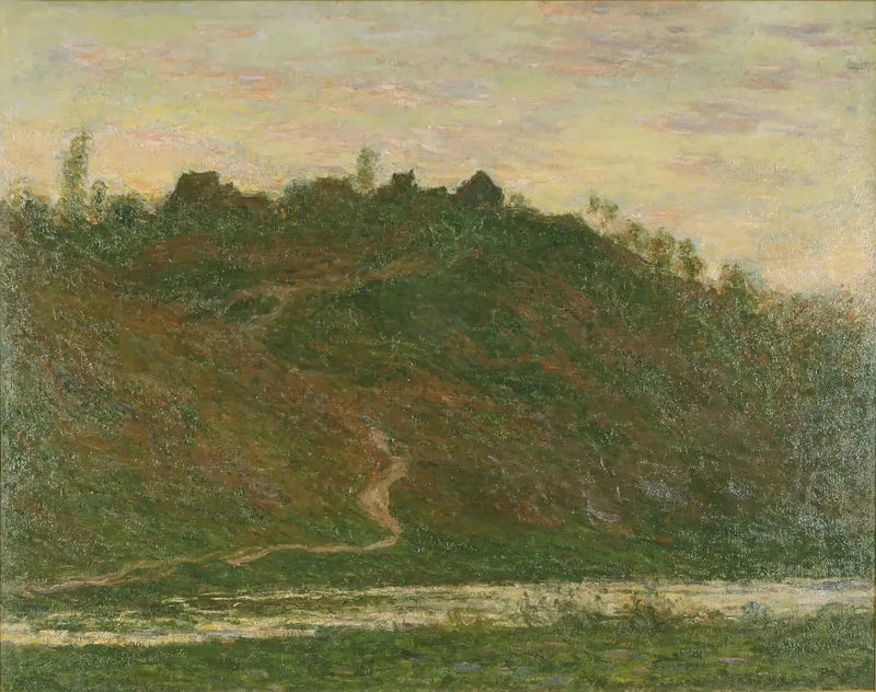 Wioska La Roche-Blond, efekt wieczorny W1238 - Claude Monet
