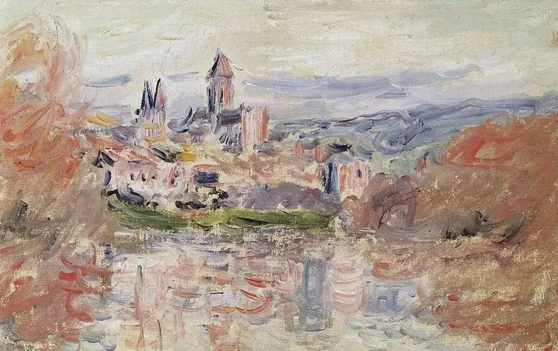 Wioska Vétheuil W670 - Claude Monet